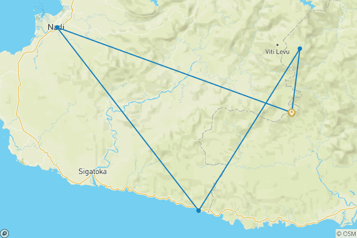 Map of Fiji Yatule Resort & Spa