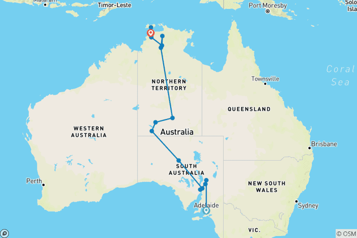 Map of Outback Icons (Small Group)