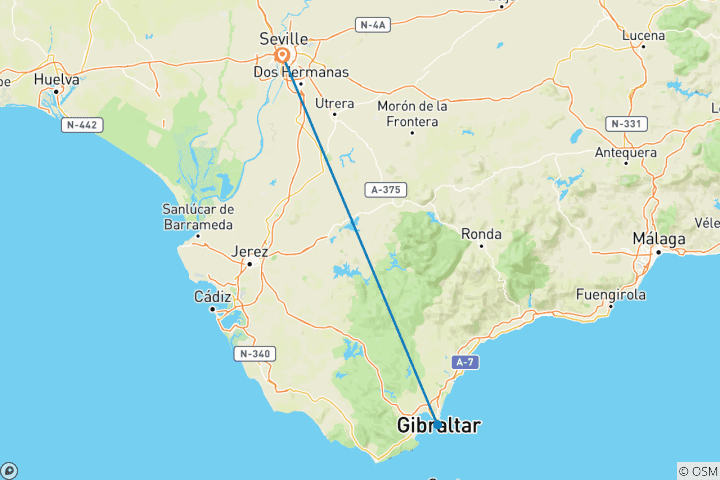 Map of 5 Days in Seville: Tapas, Traditions & Timeless Beauty