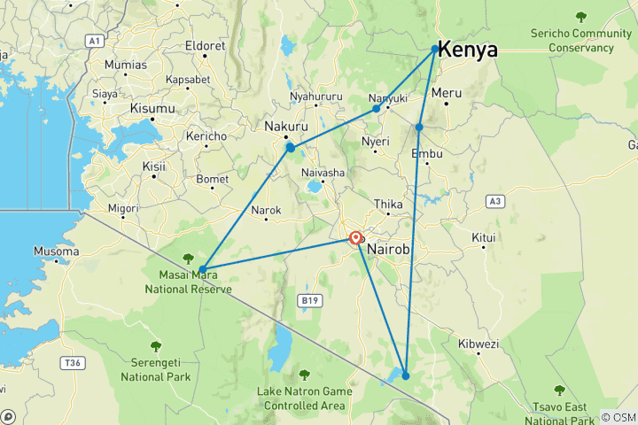 Map of Kenyan Discovery 2026