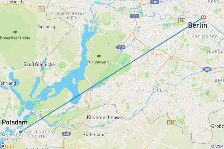 Map of Berlin in 5 Days: From Sachsenhausen to Potsdam & Beyond