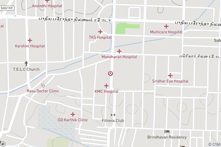 Carte du circuit Visite des saveurs et traditions du Chettinad avec un expert culinaire