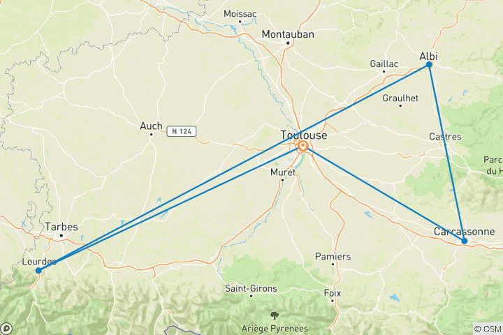 Map of Local Living France: Toulouse