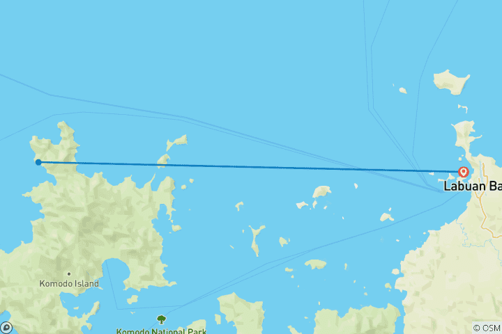 Map of Flores Frontier: Jungles, Villages & Komodo Quests