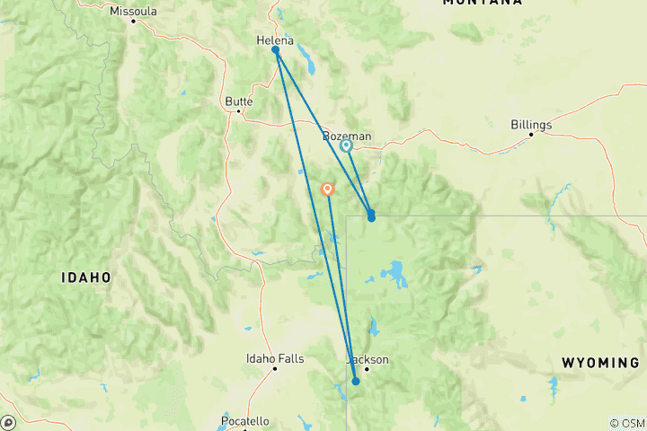 Map of Montana: Exploring Big Sky Country featuring Yellowstone & Glacier National Parks (Bozeman, MT to Missoula, MT) (2026) (Alternative)