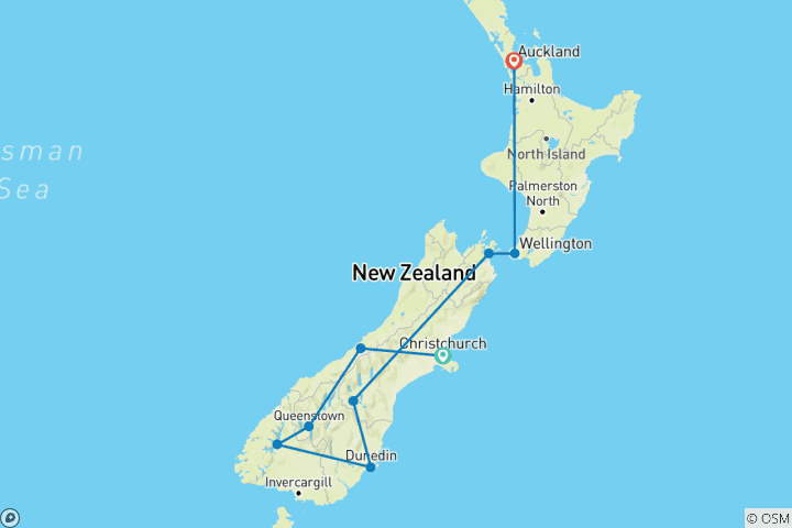 Map of New Zealand Marvel (2027/2028)