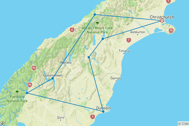 Map of Southern Wonders (2027/2028)