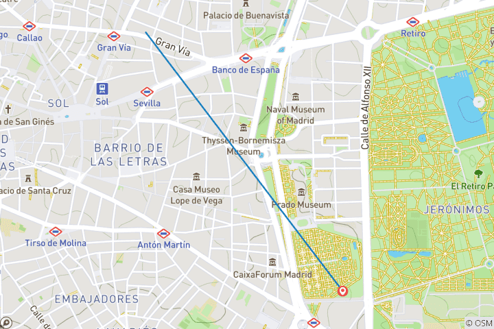 Map of Madrid: Where Life Meets Culture