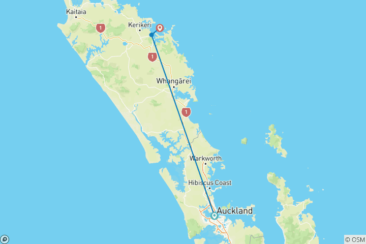 Carte du circuit Joyaux de la baie (2026/2027)