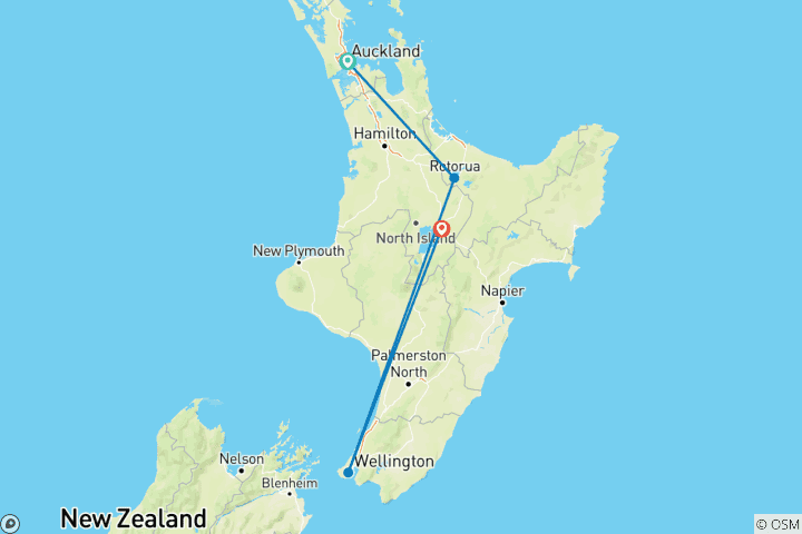 Carte du circuit Iconique Nord (2027/2028)