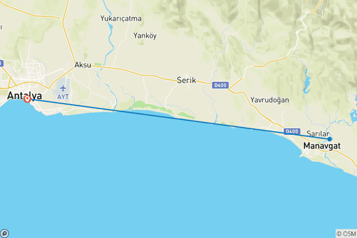 Carte du circuit Aventure familiale épique à Antalya