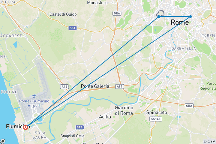 Map of All The Flavours of Rome