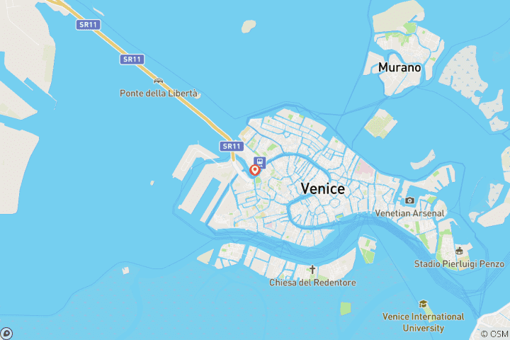 Map of Venice: The City of Love, Canals & Creativity