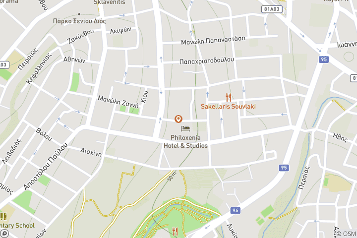 Map of The Perfect Family Vacation on Rhodes, Greece