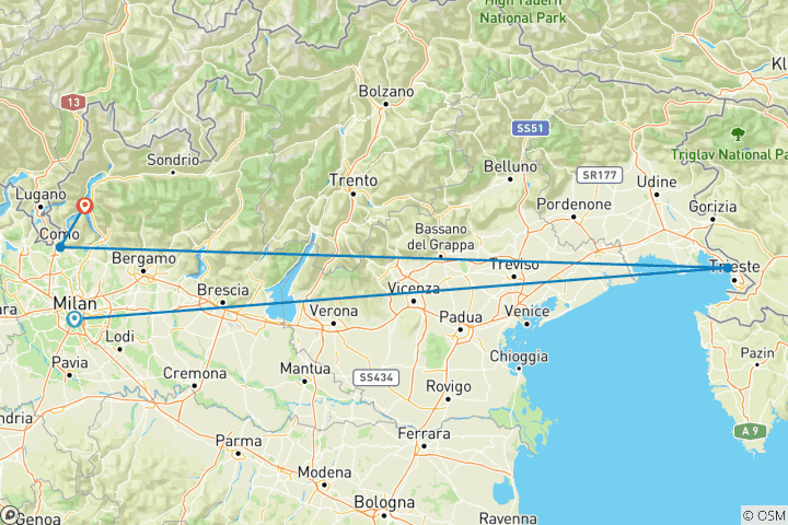 Map of Milano - Fashion Capital of the World
