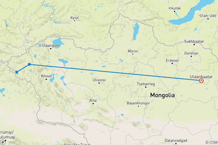 Map of Mongolian Panorama