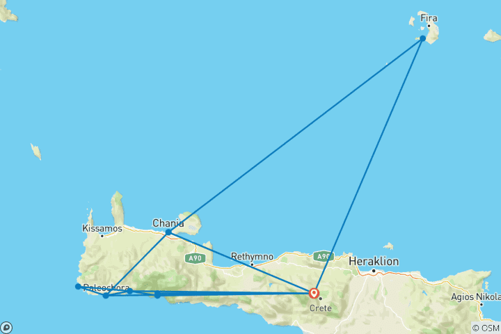 Map of Love Under the Cretan Sun