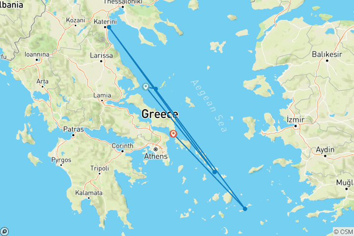 Karte von Skiathos, Skopelos, Mamma Mia!