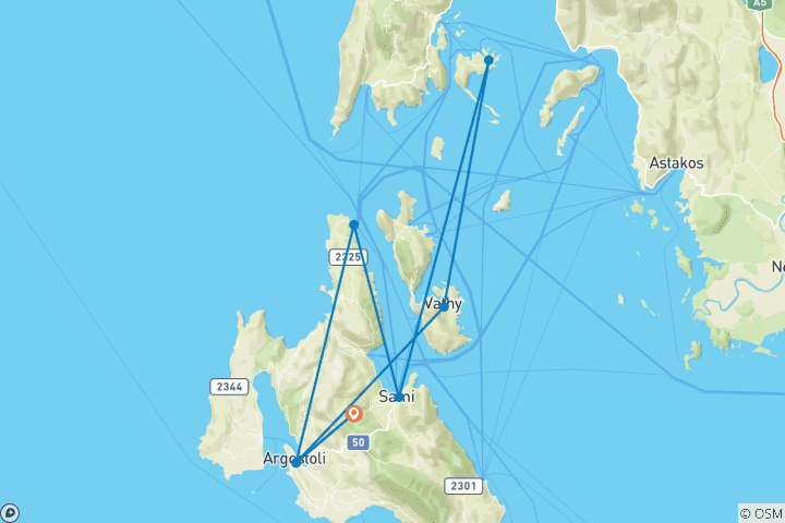 Map of Kefalonia: Beyond the Known