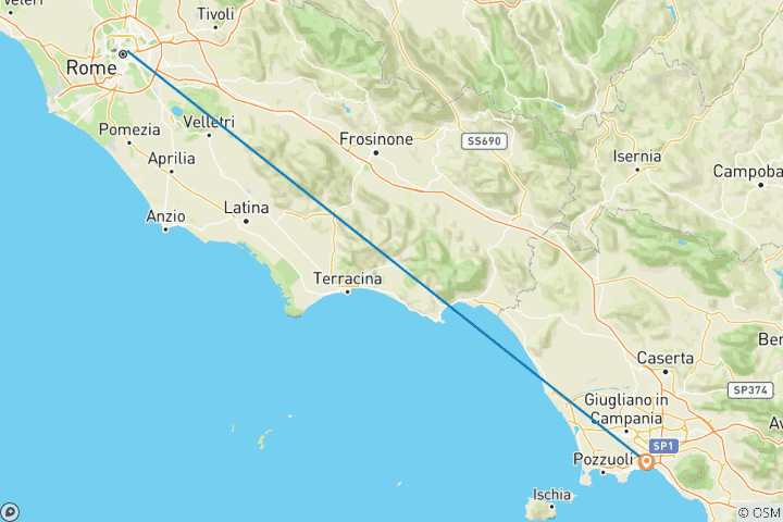 Map of Ciao Italia: 5 Days, 2 Cities, Infinite Wonders