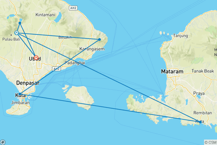 Map of Bali: A Harmony of Nature, Spirit & Tradition