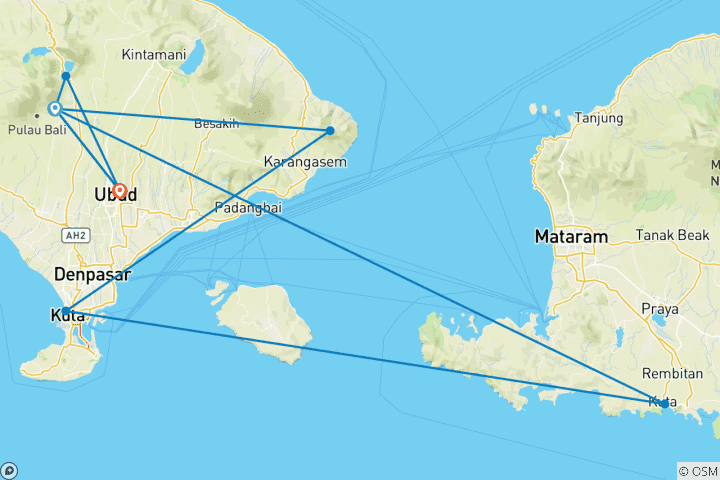 Map of Bali: A Harmony of Nature, Spirit & Tradition