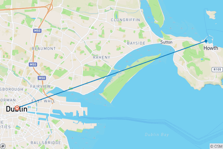 Carte du circuit Dublin, un voyage au bout de l'arc-en-ciel