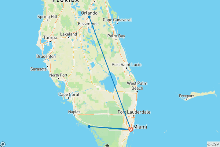 Map of The Ultimate Florida Road Trip