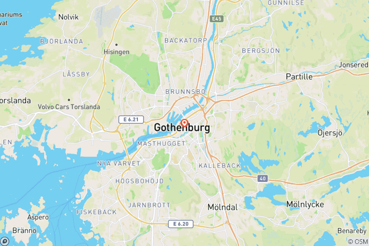 Carte du circuit Suède : Marchés de Noël à Göteborg