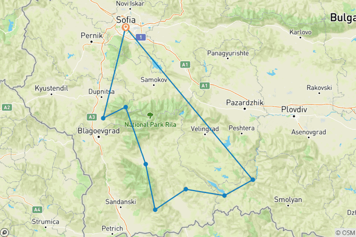 Map of Bulgaria Uncovered: A Family-Friendly Self-Drive Off-Road Adventure