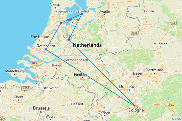 Map of Rhine City Experiences 2025
