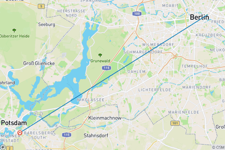 Carte du circuit Berlin décalé : 5 jours hors des sentiers battus