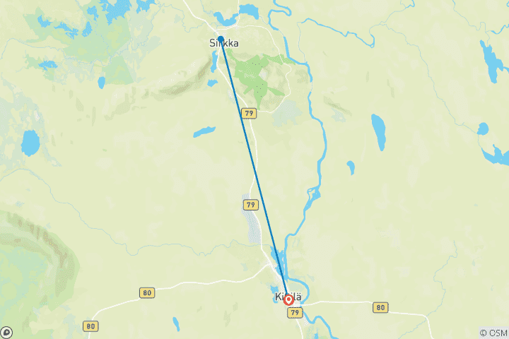 Kaart van Lapland ervaring