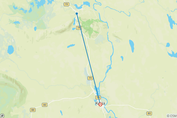 Map of Arctic Family Adventure