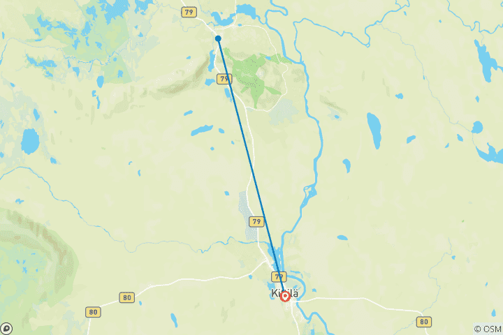 Map of Arctic family adventure