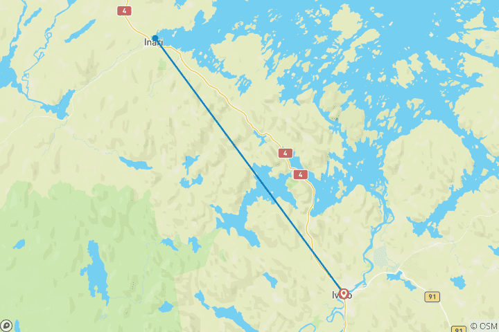 Carte du circuit Pour les familles : visite du Père Noël
