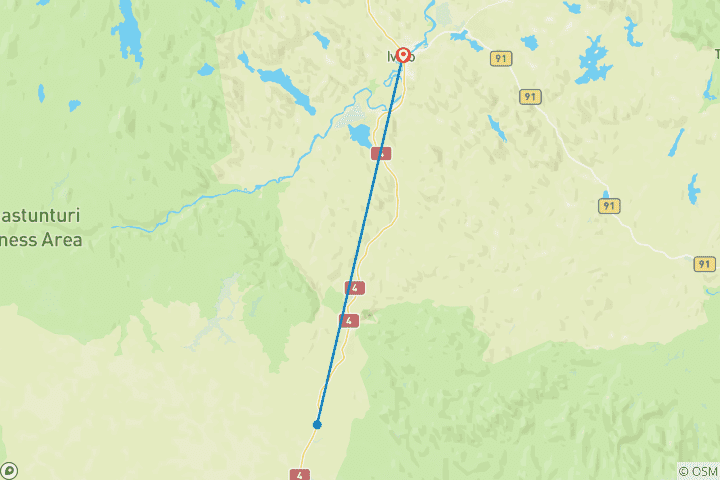 Map of Family Time in the Kelo Glass Igloo