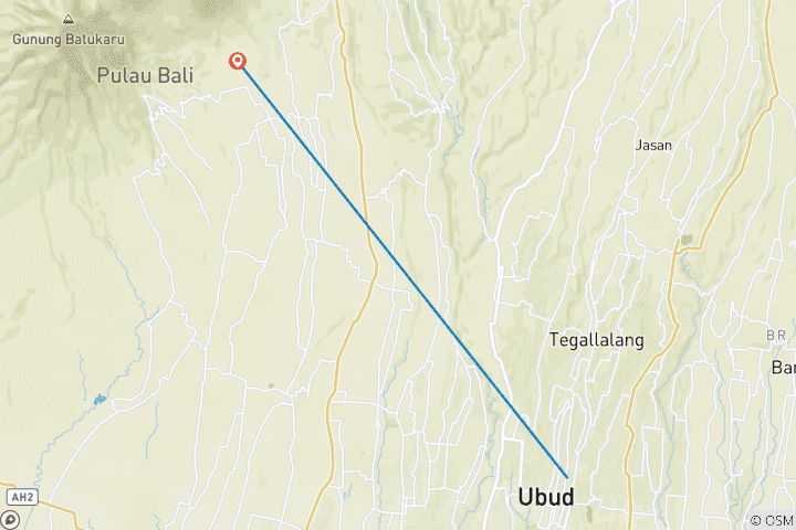 Map of Ubud - Jungle & Beach - 5*