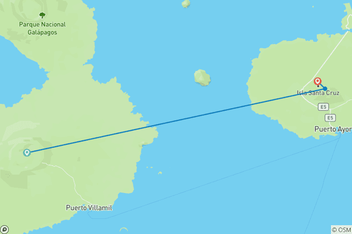 Map of Galapagos Island Hopper (Intra Tour Air Ecuador And Galapagos Hopper)