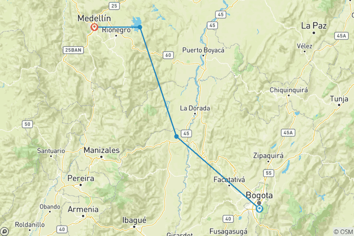 Map of Essential Colombia