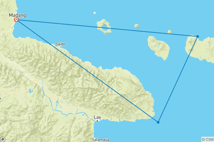 Map of PNG: A Circumnavigation of New Britain