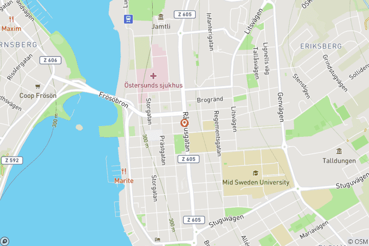 Carte du circuit Le cœur rencontre le husky