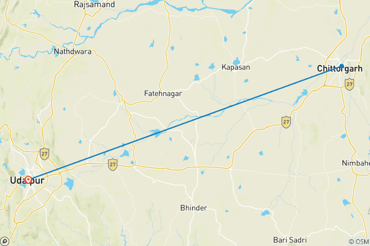 Carte du circuit Lakend Marwar