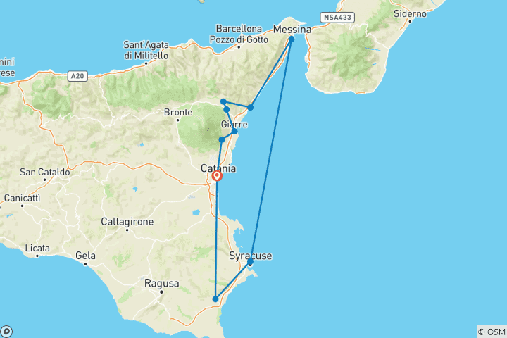 Map of Sicily - Discover pleasure and culture