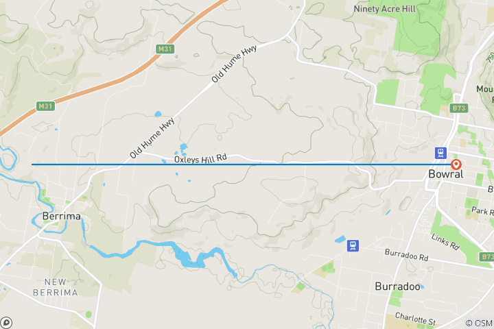 Map of Australia - Southern Highlands by Bike 6 Days