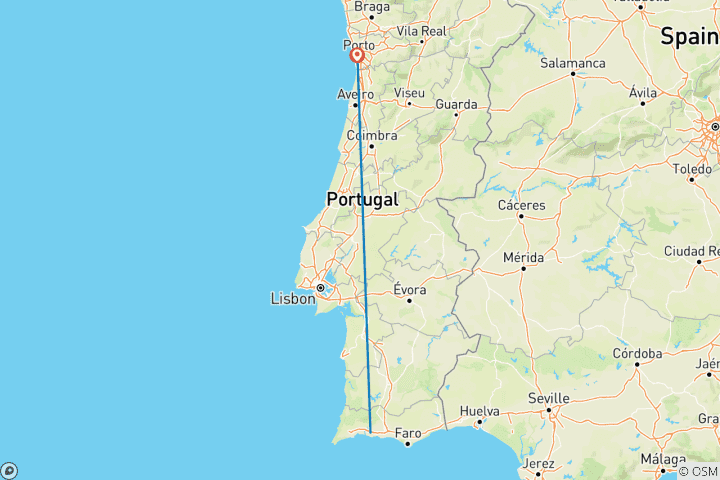 Karte von Portugal - Madeiras schönste Wanderungen (8 Tage)