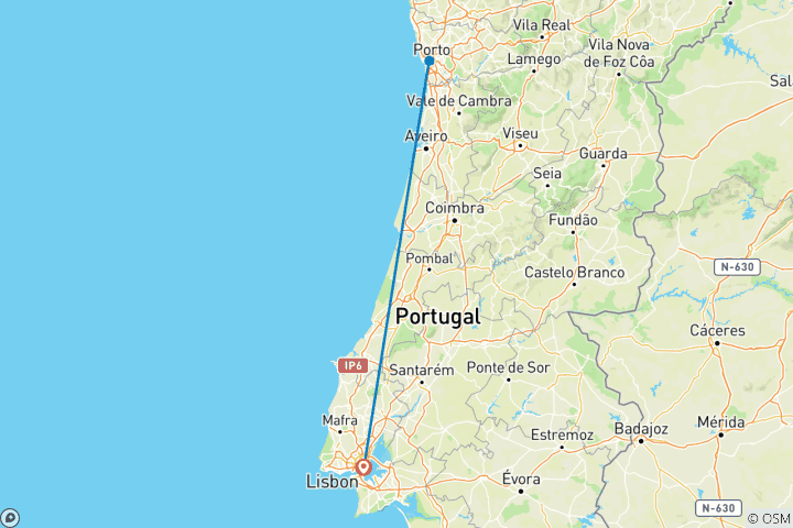 Mapa de Monte e Mar: los altibajos de Madeira (8 días)