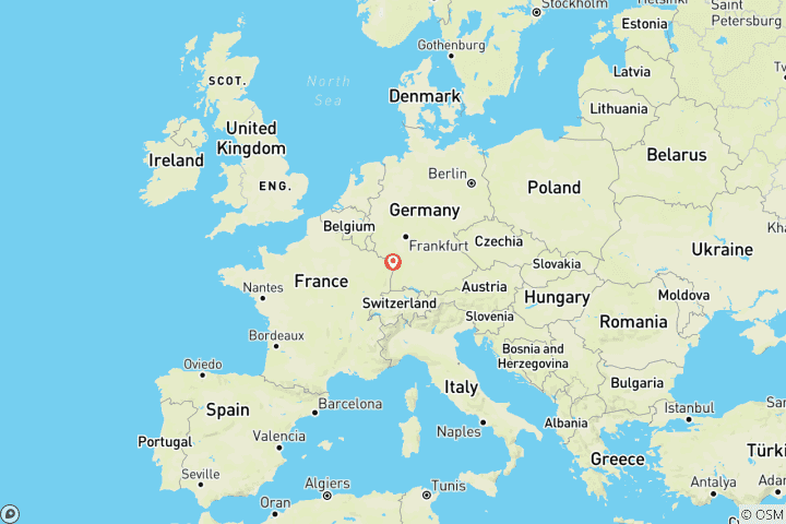 Kaart van Rallies in de noordelijke Elzas: 6 dagen fietsen, wellness en ontspanning (6 dagen)