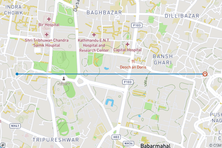 Karte von Nehmen Sie an Indra Jatra in Nepal teil