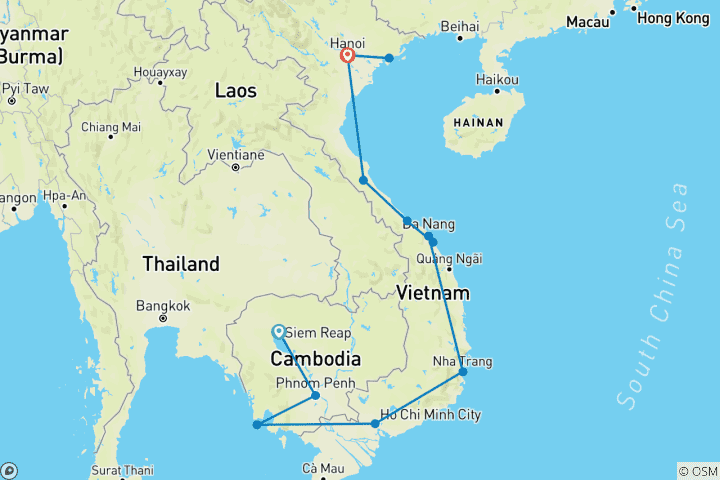 Map of Cambodia to Vietnam: Lanterns, Nightlife & Local Living
